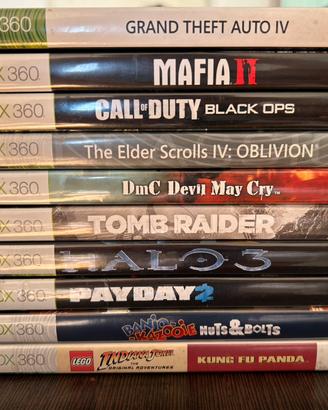 Lotto 10 giochi xbox 360