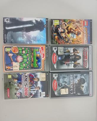 PSP.  SONY.   GIOCHI