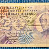 Banconota Svizzera 20 Franchi Gen. Dufour 1963