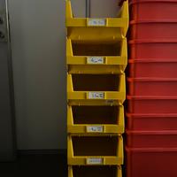 Cassette in pvc porta utensili/oggetti