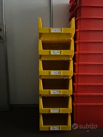 Cassette in pvc porta utensili/oggetti