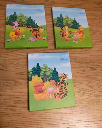 Quadretti Winnie The Pooh Cameretta Bambini Disney