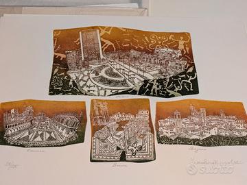 Acquaforte/acquatinta di Franchina Tresoldi