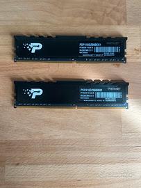 Ram patriot 2666 mhz 16 gb (8x2)