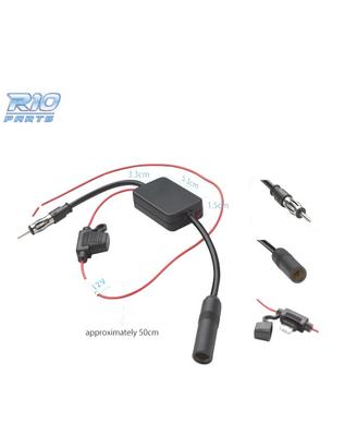 AMPLIFICATORE DI SEGNALE RADIO FM CONNETTORE UNIVE
