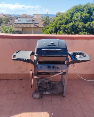 barbecue a gas