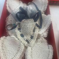 Set 39 bomboniere tealizzate all uncinetto