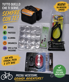 Lotto accessori bici STRADA MTB NUOVI