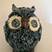 Gufo in ceramica di Caltagirone