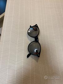 Occhiali da sole neri polarizzati UV400 Cat.3