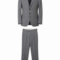Abito ZEGNA Originale - Grigio 100% Lana - Taglia 