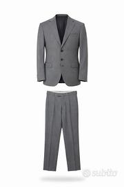 Abito ZEGNA Originale - Grigio 100% Lana - Taglia 