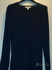 vestito semplice blu