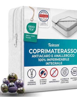 COPRIMATERASSO 120x200x20 NUOVO impermeabile 