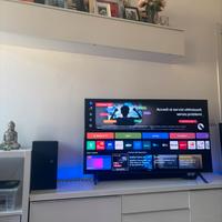 Mobile tv ikea besta burs bianco lucido