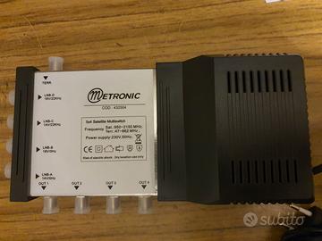 Multi switch per  tv da satellite 5x4