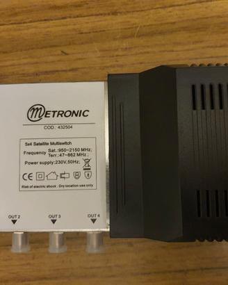 Multi switch per  tv da satellite 5x4