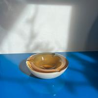 Ciotola in vetro di Murano sommerso bicolore