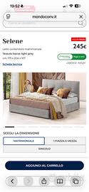 Letto contenitore + materrasso mondo convenienza