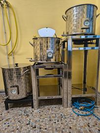 Impianto produzione birra all grain Easy 50