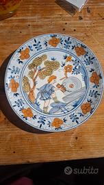 Piatto ceramica Albisola dipinto a mano Soravia pe