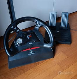 Volante Mad Catz + pedaliera per PS1 e PS2