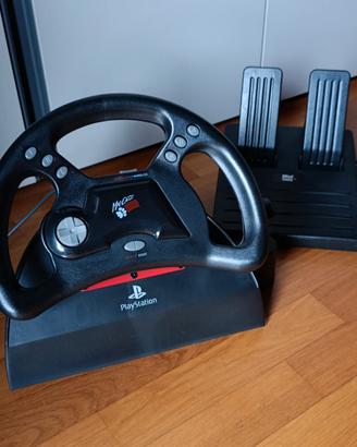 Volante Mad Catz + pedaliera per PS1 e PS2