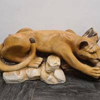 Statua Coguaro/ Puma delle nevi