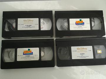 Videocassette originali Disney in blocco