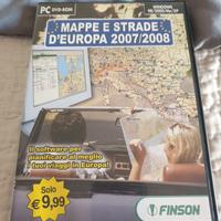 Mappe e strade d'europa 2007/2008 finson pc dvd ro