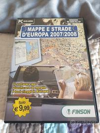 Mappe e strade d'europa 2007/2008 finson pc dvd ro