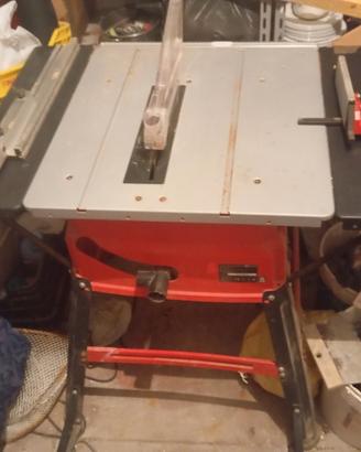sega circolare da legno con banco regolabile 
