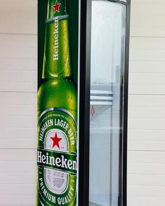 Frigo vetrina HEINEKEN colonna Led bibite bar casa