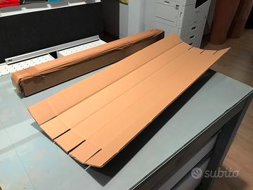 100 tubi-cartone doppia onda- x imballo cm98x9x9