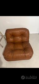 5 Poltrone in pelle vintage