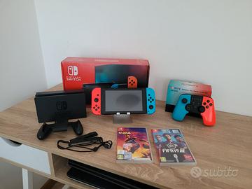 Nintendo switch + giochi e accessori