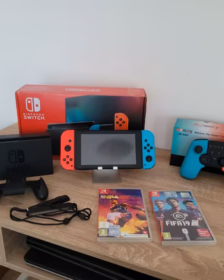 Nintendo switch + giochi e accessori