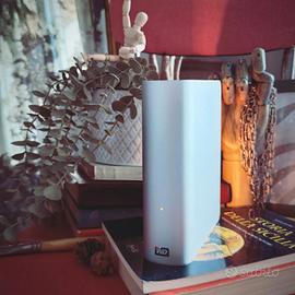 Hard disk lampada in alluminio satinato