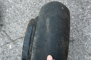 Coppia distanziali + gomme PMT Slick 110/80 r10