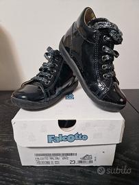 Scarpe Falcotto blu lucido, invernali taglia 23