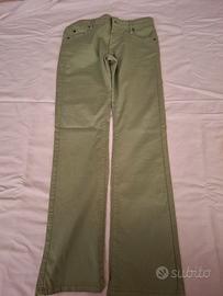 Pantaloni Eddie Pen color verde salvia -  NUOVI