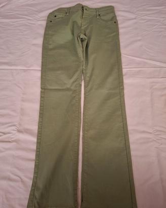 Pantaloni Eddie Pen color verde salvia -  NUOVI