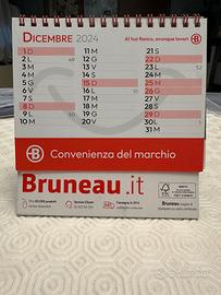 Calendario da tavolo mensile 2024 rosso office