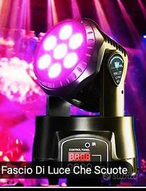 testa mobile wash DJ luce dj DMX