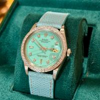 Rolex Datejust Custum 🩵 “Dettagli di Eleganza ” 👇🏻