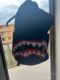 Zaino blu con stampa “Shark” 🎒