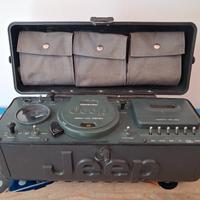 radio cd cassette irradio jeep d'epoca vintage