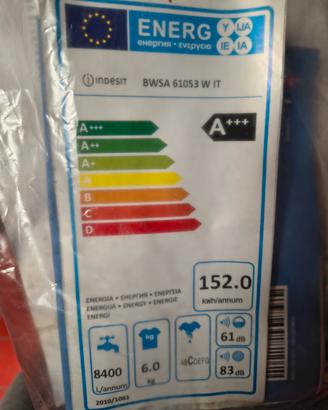 lavatrice INDESIT 6Kg A+++