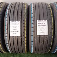 4 GOMME 245 50 18 DUNLOP RFT RIF3220