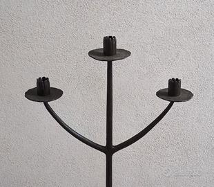 Candelabro in ferro battuto